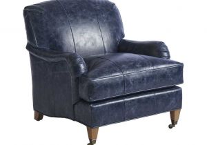 Laguna Geo Blue Accent Chair Barclay butera Sydney Blue 9014 31 Leather Accent Chair