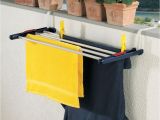Lakeland Lofti Drying Rack Over the Balcony Rail Clothes Drying Rack Space Saving Design Can