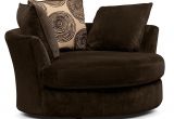 Laken Mocha Oversized Swivel Accent Chair Living Room Furniture Catalina Chocolate Swivel Chair
