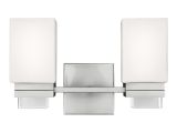 Lamps Plus Bathroom Wall Sconces Feiss Maddison 14 Wide Satin Nickel Bath Light Style 8n344