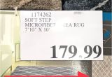 Large area Rugs at Costco 7 10 X 10 Beige soft Step Microfiber Rug at Costco On Sale