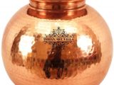 Large Decorative Copper Pots Indianartvilla No Coating Copper Pot Buy Online at Best Price In