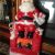 Large Decorative Santas 1981 Santa Setting On Fireplace Blow Mold Christmas Blow Molds