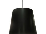 Large Drum Light Fixture Dainolite Od L 697 Black with Silver Shade 1 Light Oversized Large