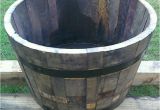 Large Garden Bathtubs Oak Half Whisky Barrel Garden Tub £25