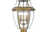 Large Lamp Shades Bed Bath and Beyond Quoizel Ny9043 Newbury 12 Inch Wide 3 Light Outdoor Post Lamp