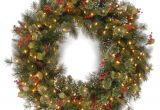 Large Lighted Wreath so Pretty Walmart Betterliving Christmas Decor Pinterest