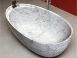 Large Marble Bathtubs Antonio Lupi Eclipse Oval Carrara Marble Bathtub Tattahome