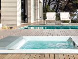 Large Outdoor Bathtubs Built In Hot Tubs Provides Luxury and Extra fort