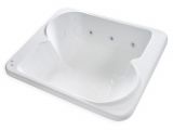 Large Person Bathtub Carver Be7260 72" X 60" 2 Person Extra 6 White