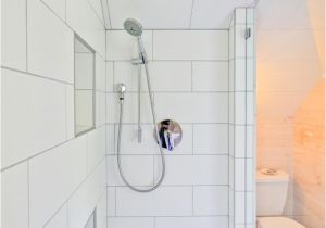 Large Tiled Bathtubs White Subway Shower Tile In Modern Farmhouse