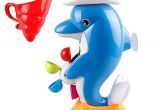 Large toy Bathtubs Bath toys Big Dolphin Automated Spout with Cup Wall