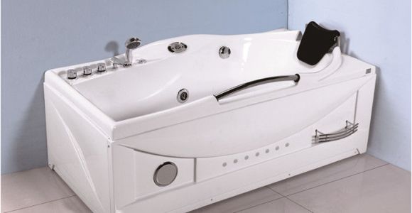 Large Whirlpool Bathtubs Whirlpool Tub with Led Light Shower Unit Jet Spa