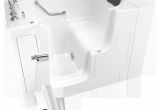 Lasco Bathtubs Gelcoat Premium Series 30×52 Inch Walk In Tub with Outward Facing