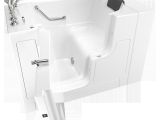 Lasco Bathtubs Gelcoat Premium Series 30×52 Inch Walk In Tub with Outward Facing