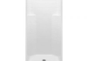 Lasco Showers Aquatic Everyday 36 In X 36 In X 72 In Gelcoat 1 Piece Shower