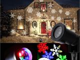 Laser Lights for Trees 2018 Led Moving Snowflake Spotlight Lamp Rgb Snow Laser Projector
