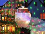 Laser Lights for Trees Outdoor Christmas Laser Lights Projector Motion Snowflake Jingling