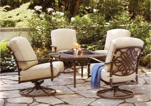 Lawn Chair Fabric Inserts Hampton Bay Cavasso 5 Piece Metal Patio Fire Pit Conversation Set