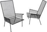 Lawn Chair Fabric Mesh Metal Mesh Patio Furniture New Wicker Outdoor sofa 0d Patio Chairs