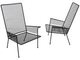 Lawn Chair Fabric Mesh Metal Mesh Patio Furniture New Wicker Outdoor sofa 0d Patio Chairs