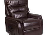 Lay Flat Recliner Chairs Uk Amazon Com Flash Furniture Hercules Series Brown Leather Remote