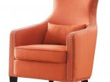 Leather Accent Chair Canada Burnt orange Accent Chair Stylish New Regarding 1