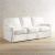 Leather Yoga Chair Stretch sofa Relax Lia White Pierformance Slipcovered sofa Pinterest Construction