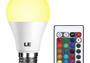 Led Appliance Light Bulbs Le Dimmable A19 E26 Led Light Bulb 6w Rgbw Led Bulbs 16 Colors