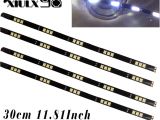 Led Boat Running Lights 4pcs 12 White Car Motor Boat Led Underbody Light Strip 5050 Smd