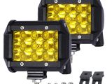 Led Boat Running Lights Amazon Com Samlight Led Light Bar 2pcs 36w 4 Osram Spot Driving