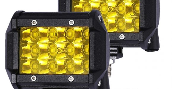 Led Boat Running Lights Amazon Com Samlight Led Light Bar 2pcs 36w 4 Osram Spot Driving