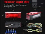 Led Boat Trailer Light Kit Amazon Com Mictuning Led Trailer Light Kit 12v Stop Tail Turn