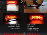 Led Boat Trailer Light Kit Amazon Com Mictuning Led Trailer Light Kit 12v Stop Tail Turn