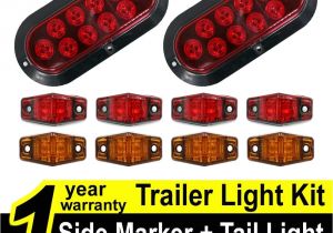 Led Boat Trailer Light Kit Amazon Com Tmh Trailer Light Kit Pack Of 2 6 Oval Stop Turn