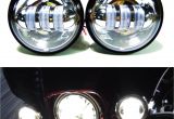 Led Fog Lights for Trucks 4 1 2 Chrome Led Auxiliary Spot Fog Passing Light Lamp Bulb