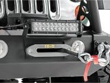 Led Light Bar Bumper Mounts 12in Dual or Single Row Led Light Bar Hawse Fairlead Mount 70127