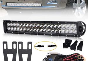 Led Light Bar Bumper Mounts Amazon Com 22 Dual Row Straight Combo Beam Led Light Bar Dodge