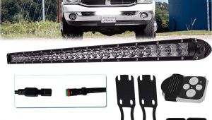 Led Light Bar Bumper Mounts Fit Dodge Ram 2500 3500 Hidden Bumper 20 Led Light Bar Adjustable