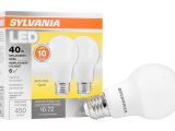 Led Light Bulbs for Enclosed Fixtures Amazon Com Sylvania 40w Equivalent Led Light Bulb A19 Lamp 2