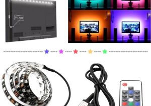 Led Light Strips Battery Powered 5050 Dc 5v Rgb Led Strip Waterproof 30led M Usb Led Light Strips Flexible Neon Tape 1m 2m Add Remote for Tv Background