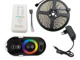Led Light Strips Battery Powered Rgb Led Strip 5m 10m Waterproof Led Strip Light 5050 2835 Diode Tape Dc 12v Flexible Ribbon Rf touch Control Adapter Set