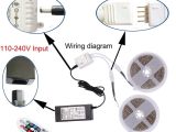 Led Light Tape Kits 5m 10m Led Flexible Strip Light Kit Smd 3528 Rgb 60leds M Waterproof