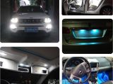 Led Lights for Cars Interior and Exterior Kein 10pcs W5w T10 Led Bulb 194 Filament Glass Cob Interior