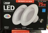 Led Recessed Lighting Retrofit Costco Feit Electric 75w Led Dimmable 5 6 Retrofit Kit Costco Weekender