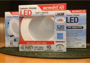Led Recessed Lighting Retrofit Costco Installation Review Feit Led Recessed Light Retrofit Kit Youtube