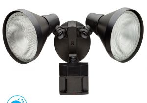 Led Security Light Home Depot Defiant 180 Degree Black Motion Sensing Outdoor Security Light Df