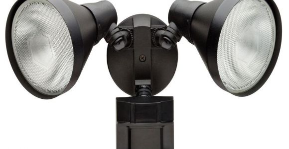 Led Security Light Home Depot Defiant 180 Degree Black Motion Sensing Outdoor Security Light Df