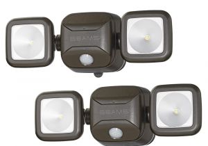 Led Security Light Home Depot Mr Beams Wireless 140 Degree Bronze Motion Sensing Outdoor