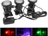 Led Submersible Lights 3pcs 12v Led Underwater Spotlight Lamp 7 Colors Changing Waterproof